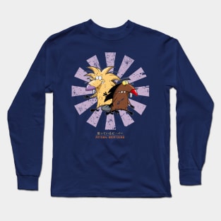 Angry Beavers Retro Japanese Long Sleeve T-Shirt